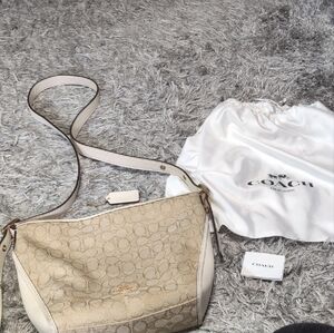 Coach Beige and Cream Women's Bag